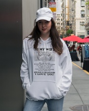 My Wife Growing Old Wolf Hooded Sweatshirt lifestyle-unisex-hoodie-front-5