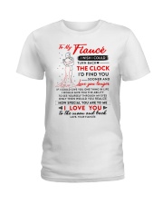 My Fiancé Love To The Moon And Back Ladies T-Shirt thumbnail