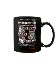 Wofl Mum to Son Always Remember Mug front