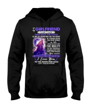Wolf Girlfriend Clock Ability Moon Hooded Sweatshirt thumbnail