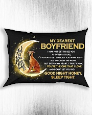 Whippet Boyfriend Sleep Tight Rectangular Pillowcase aos-pillow-rectangle-front-lifestyle-4