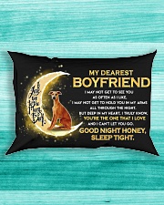 Whippet Boyfriend Sleep Tight Rectangular Pillowcase aos-pillow-rectangle-front-lifestyle-5