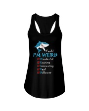 Yeah I'm Weird Shark Ladies Flowy Tank thumbnail