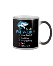 Yeah I'm Weird Shark Color Changing Mug thumbnail