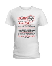Viking Daughter Mom I'm Always With You Ladies T-Shirt thumbnail