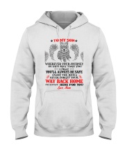 Enjoy The Ride Back Home Wolf Hooded Sweatshirt thumbnail