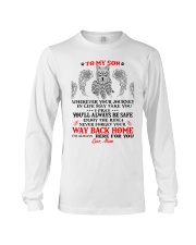 Enjoy The Ride Back Home Wolf Long Sleeve Tee thumbnail