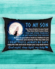 You Have Brains In Your Head Wolf Rectangular Pillowcase aos-pillow-rectangle-front-lifestyle-5