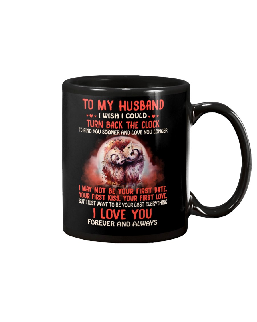 I Wish I Could Turn Back The Clock Owl Mug