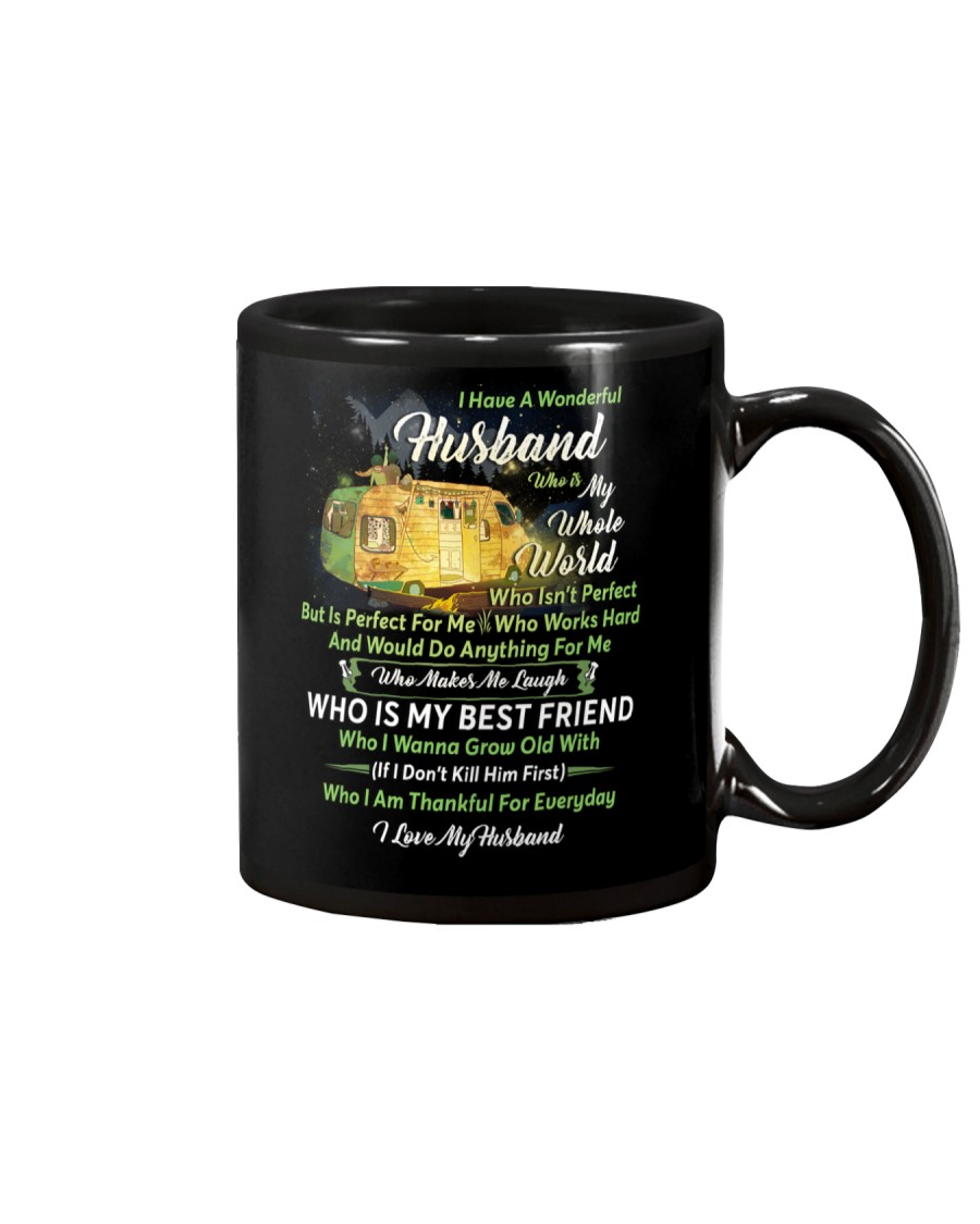 I Have A Wonderful Husband Camping Couple Mug