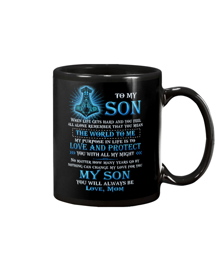 When Life Gets Hard And You Feel All Alone Viking Mug