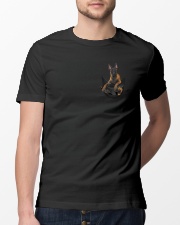 Cute Dog Pocket Inside Classic T-Shirt lifestyle-mens-crewneck-front-13