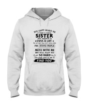 Sister Cuss A Lot Hooded Sweatshirt thumbnail