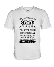 Sister Cuss A Lot V-Neck T-Shirt thumbnail