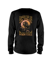 You Can't Throw Me To The Wolves Wolf Long Sleeve Tee thumbnail