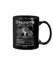 Viking Braver Stronger Smarter Daughter Dad Mug front