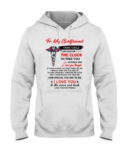 Nurse Girlfriend Clock Ability Moon Hooded Sweatshirt thumbnail