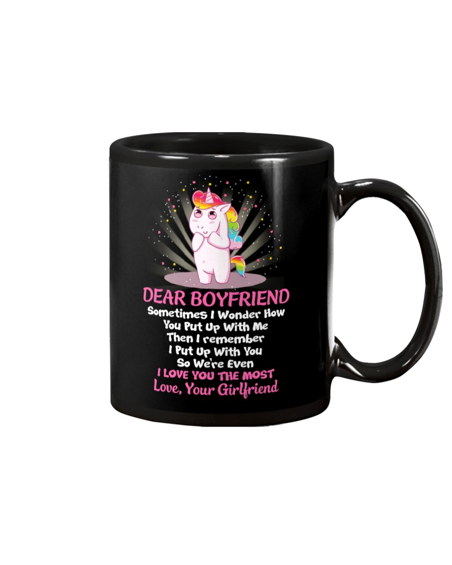 Sometimes I Wonder How You Put Up With Me Unicorn Mug