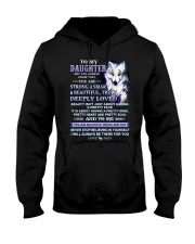 Wolf Daughter Dad Beautiful Inside And Out Hooded Sweatshirt thumbnail