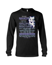 Wolf Daughter Dad Beautiful Inside And Out Long Sleeve Tee thumbnail