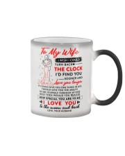 Family Wife The Clock The Moon Color Changing Mug thumbnail