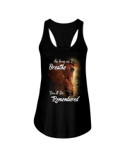 As Long As I Breath You'll Be Remembered Horse Ladies Flowy Tank thumbnail