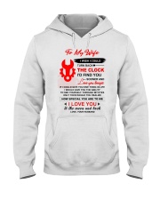 Engineer Wife Clock Ability Moon Hooded Sweatshirt thumbnail