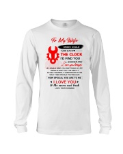 Engineer Wife Clock Ability Moon Long Sleeve Tee thumbnail