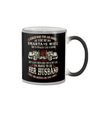 I Asked God For An Angel Trucker Color Changing Mug thumbnail