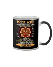 Firefighter Wife Ups And Downs Love Color Changing Mug thumbnail