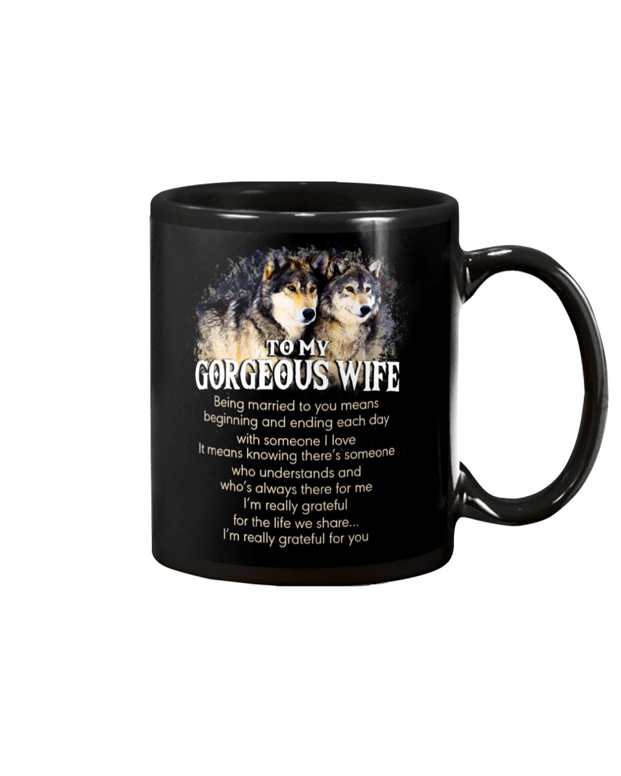 Being Married To You Wolf Wife Mug