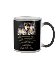 Being Married To You Wolf Wife Color Changing Mug thumbnail