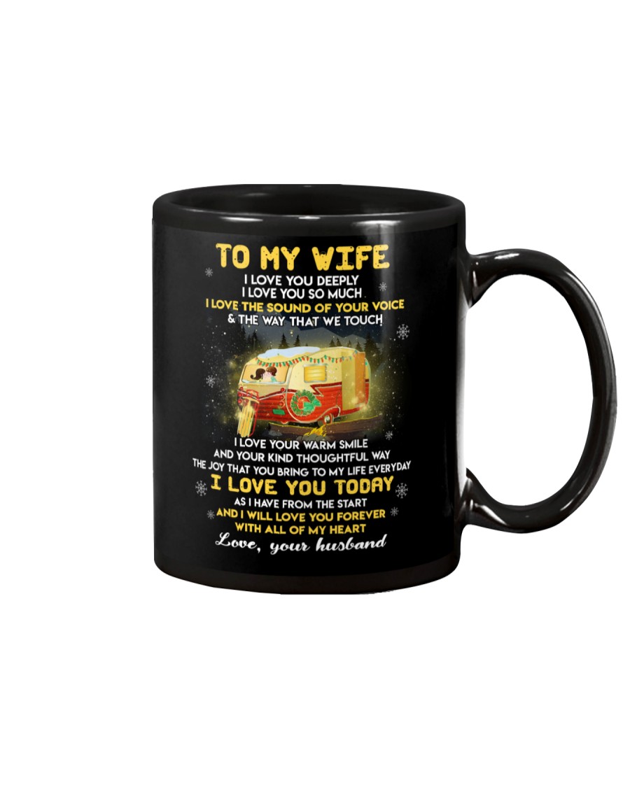I Love You Deeply Camping Mug