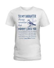 Bird Daughter Mom Mommy Loves You Ladies T-Shirt thumbnail
