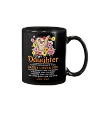 Sloth Daughter Dad Daddy Loves You Mug front