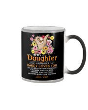 Sloth Daughter Dad Daddy Loves You Color Changing Mug thumbnail