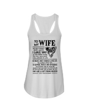 Wolf Wife I'm Always With You Ladies Flowy Tank thumbnail