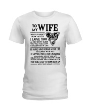Wolf Wife I'm Always With You Ladies T-Shirt thumbnail