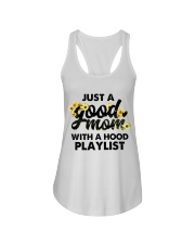 Just A Good Mom With A Hood Playlist Ladies Flowy Tank thumbnail
