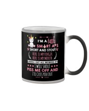 I Will Shout Piss Me Off Unicorn Color Changing Mug thumbnail