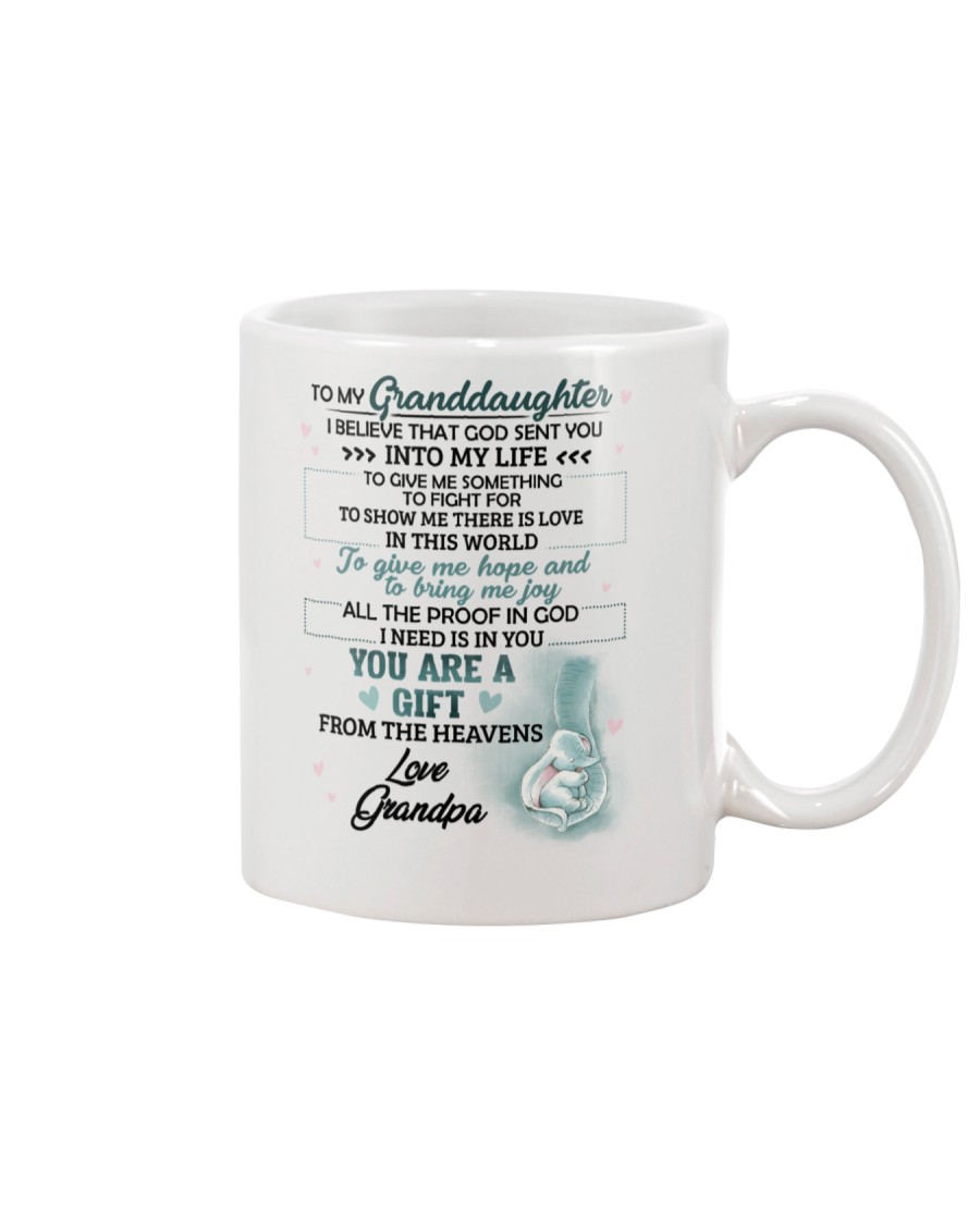 I Believe That God Sent You Into My Life Elephant Mug