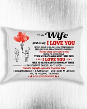 Just To Say I Love You Rectangular Pillowcase aos-pillow-rectangle-front-lifestyle-4