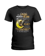WIFE CLOCK ABILITY MOON Ladies T-Shirt thumbnail