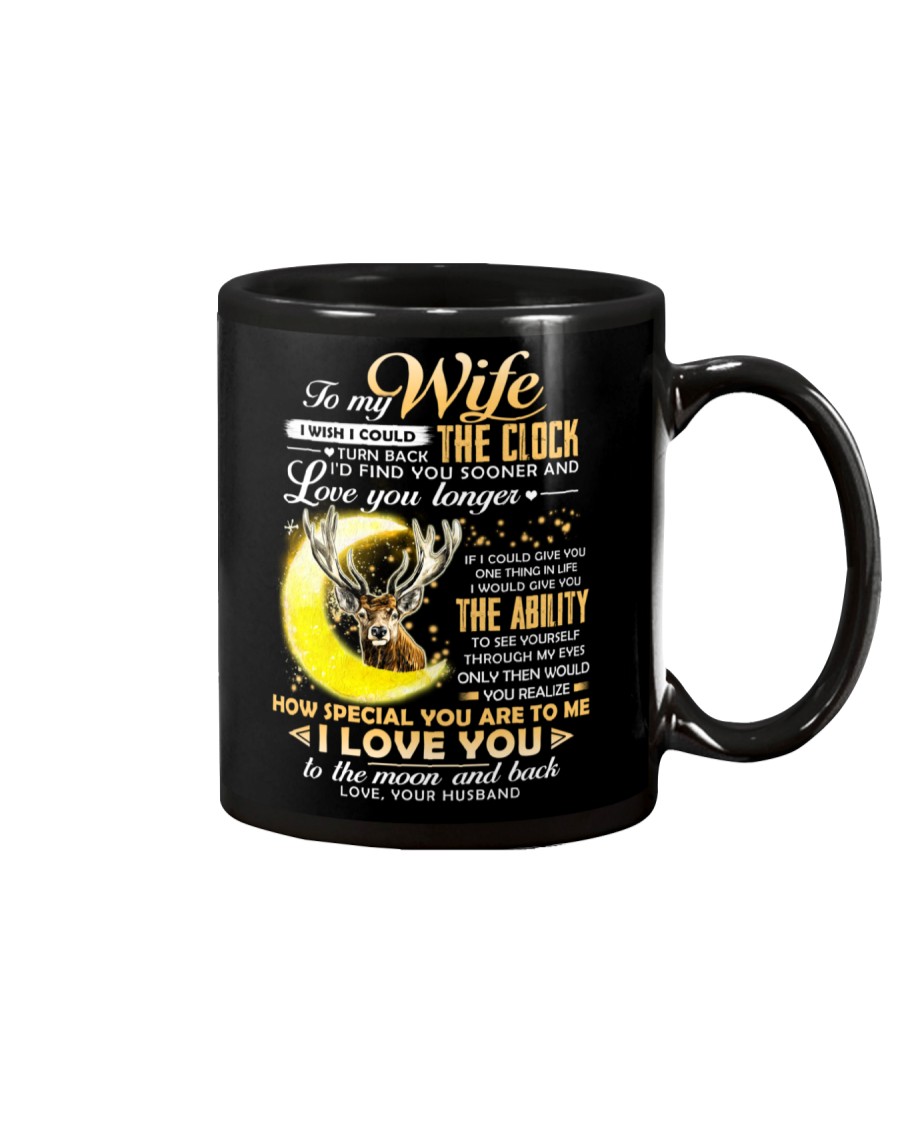 WIFE CLOCK ABILITY MOON Mug