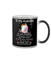 I'm Not Perfect Unicorn Color Changing Mug thumbnail