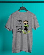 I Am The Crazy Turtle Lady Classic T-Shirt lifestyle-mens-crewneck-front-3