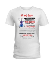 Instruments Cello Wife Clock Ability Moon Ladies T-Shirt thumbnail