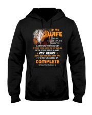 I Wish I Could Explain Your Eyes Horse Hooded Sweatshirt thumbnail
