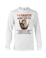 Daughter Remember Mommy Loves You Owl Long Sleeve Tee thumbnail