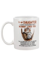 Daughter Remember Mommy Loves You Owl Mug back